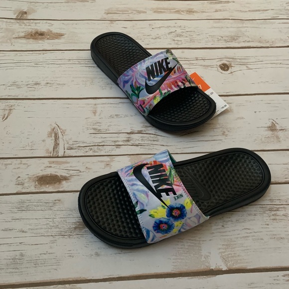 Nike Benassi JDI Print Sandals 8 - Picture 2 of 4
